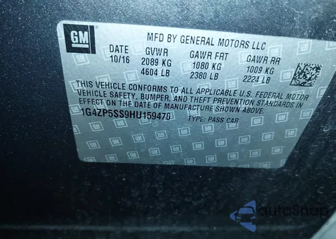 2017 Buick Lacrosse Essence from USA, damaged, VIN 1G4ZP5SS9HU159470